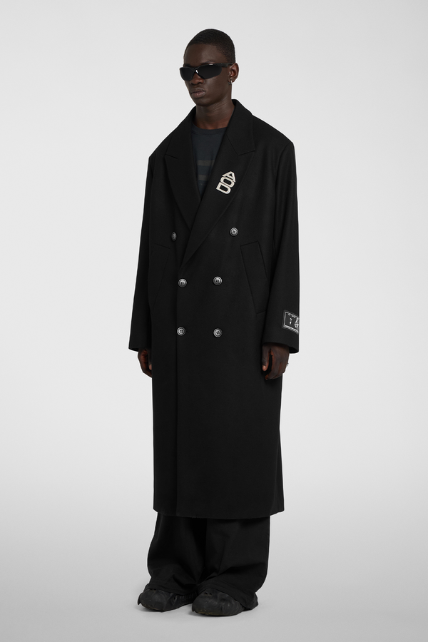 CLOTH COAT MAN - NERO/BLACK